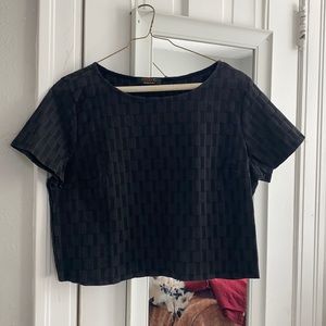 Black Crop Top